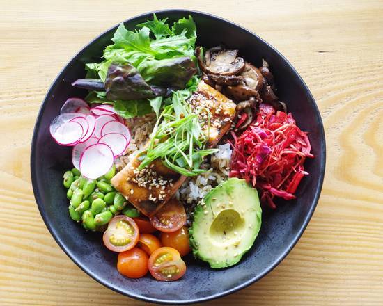 Glazed Wild Salmon Teriyaki Rice Bowl