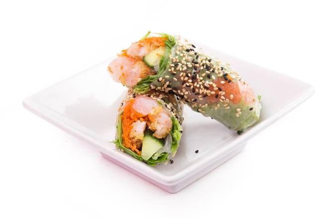 Rouleaux Printaniers aux Crevettes (2 Morceaux) / Spring Rolls with Shrimps (2 Pieces)