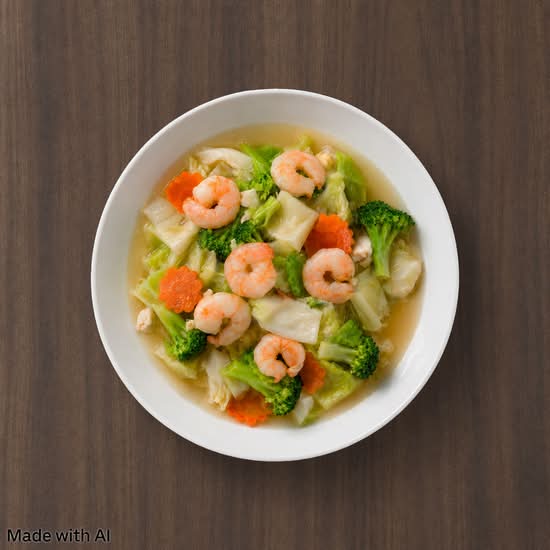 43. Shrimp with Mixed Vegetable