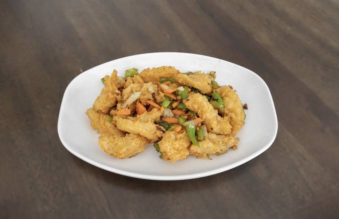 102. Deep Fried Squid with Five Spice Salt