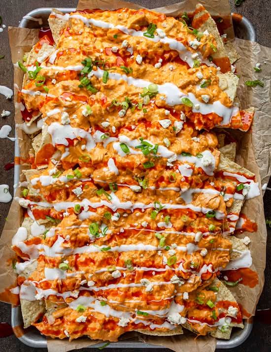 Buffalo Chicken Nachos