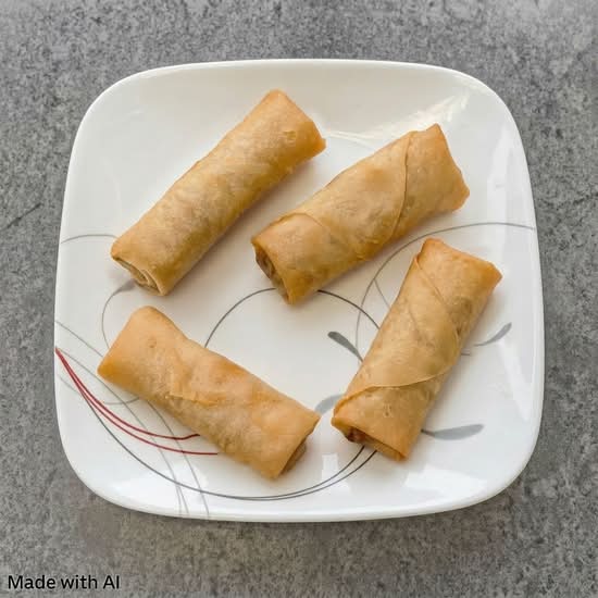 2. Vegetarian Spring Rolls