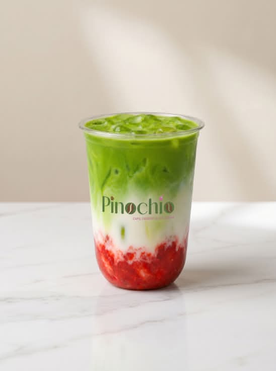 Iced Strawberry Matcha