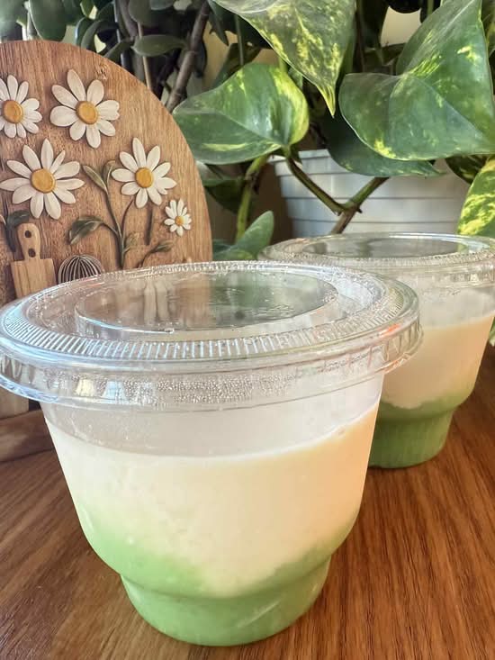 Green Sticky Rice Tofu (Tau Hu Com Dua)