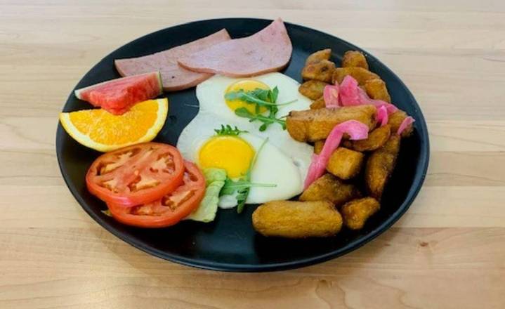 2 oeufs jambon