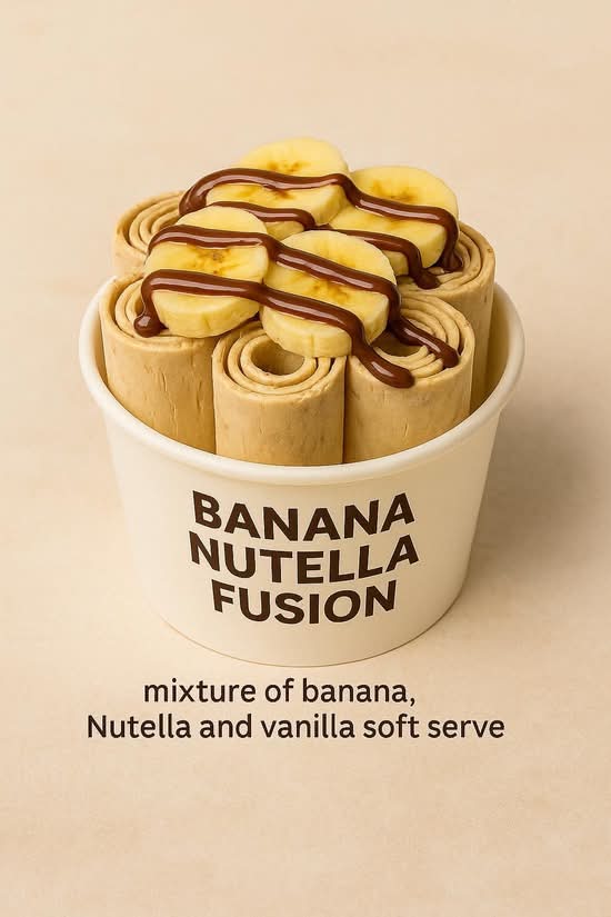 Banana Nutella Fusion Ice Cream