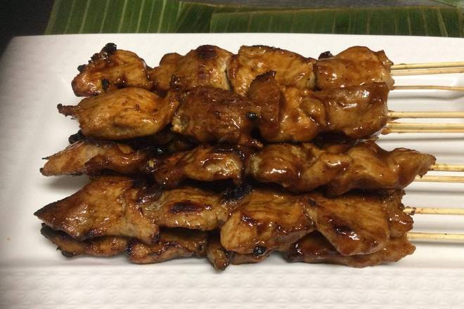 BBQ Pork on a Skewer