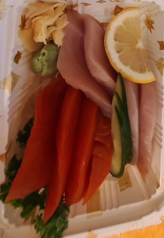 Sockeye Salmon/Tuna Sashimi