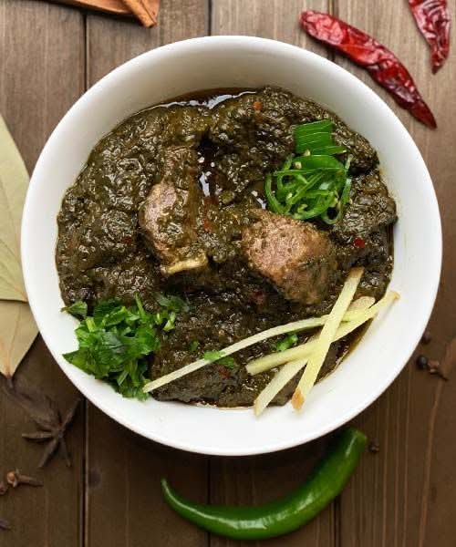 Palak Gosht (Lamb) Curry