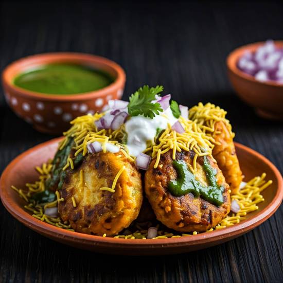 Aloo Tikki Chaat