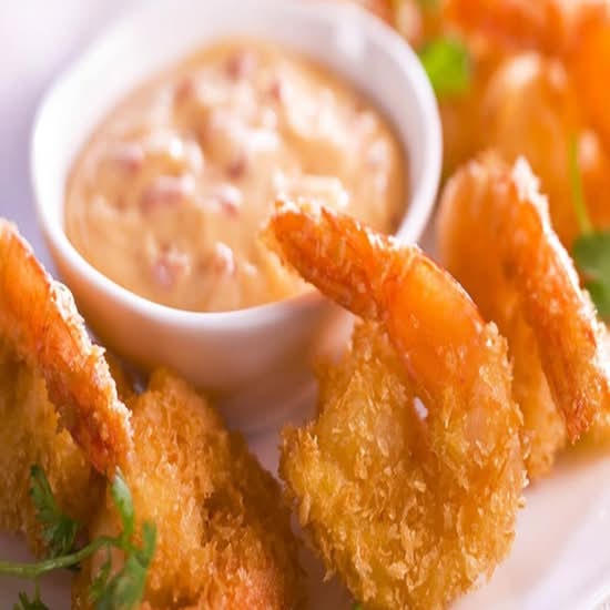 Crevettes pannées