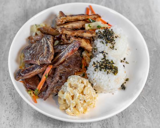 Combo Kalbi Beef and Chicken Barbecue