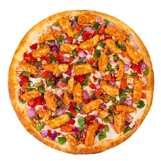 Halal Butter Chicken Pizza