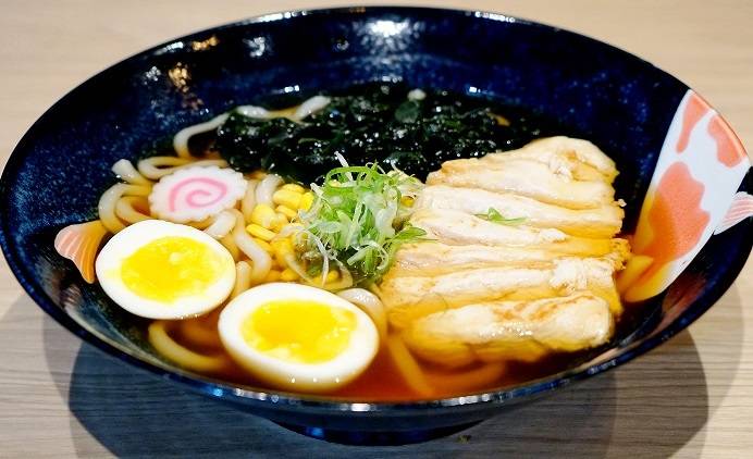 Chicken Udon in Soup