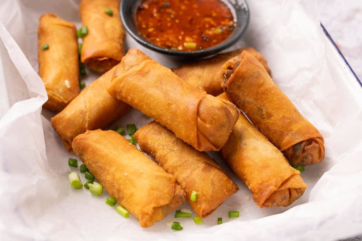 Mixed vegetable rolls six pcs