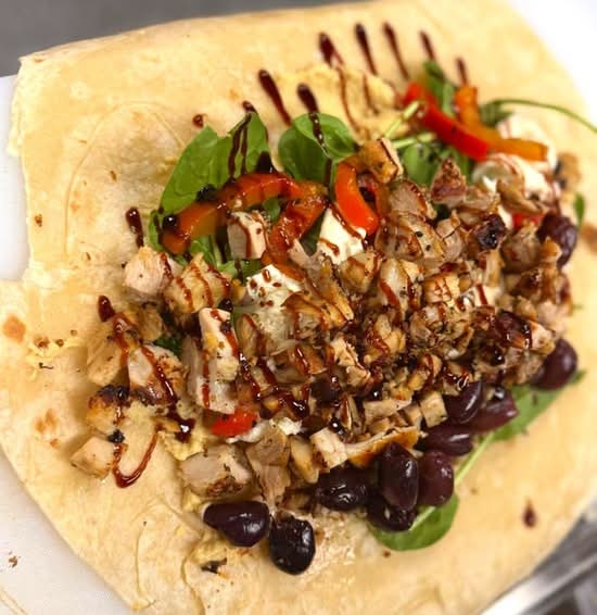 Grilled Mediterranean Veggie Wrap