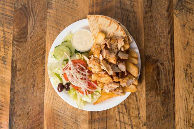 Assiette yero(gyro) au poulet classique / Classic Chicken Yero Plate