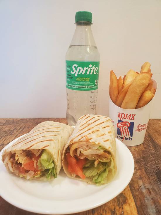 Trio wrap au poulet / Chicken Wrap Trio