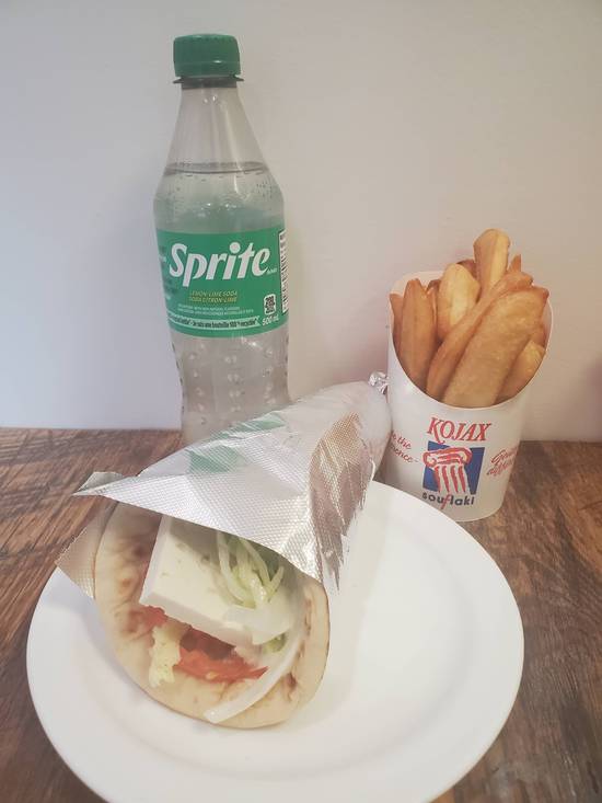Trio pita végétarien avec féta / Veggie Pita with Feta Trio
