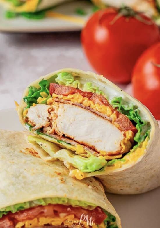 Crispy Breaded Chicken Wrap