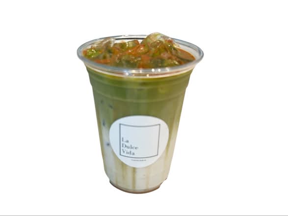 Iced Caramel Apple Matcha