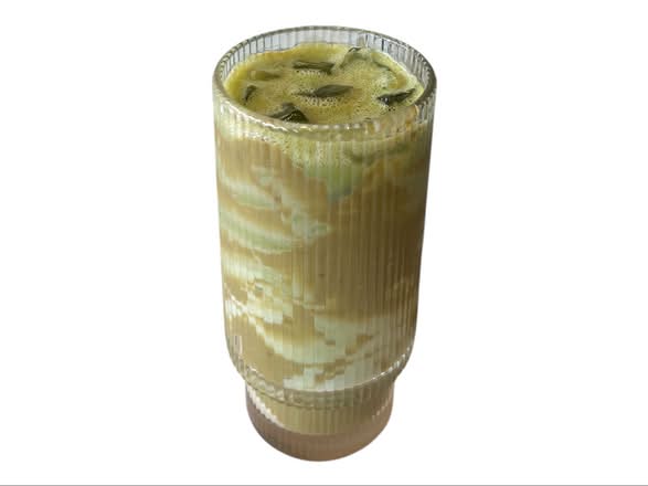 Iced Pistachio White Chocolate Matcha