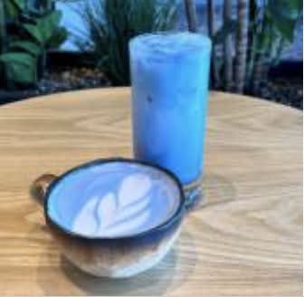 Blue Coconut Matcha Latte