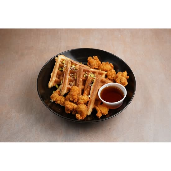 Poulet Frit et Gaufres
